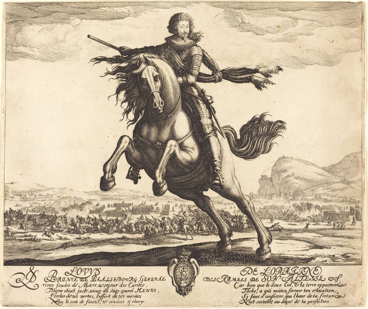 Louis av Lorraine, prins av Phalsbourg av Jacques Callot