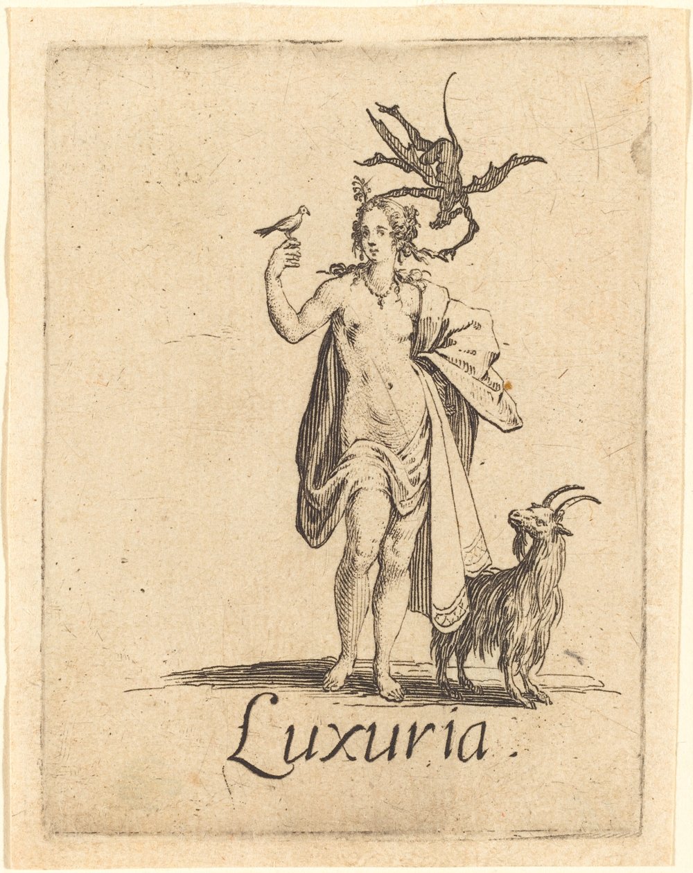 Begjær, sannsynligvis etter 1621. av Jacques Callot