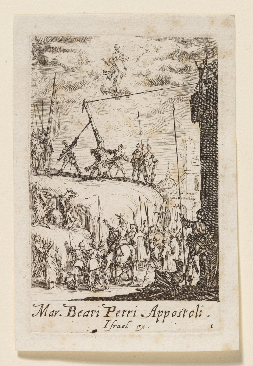 Den hellige apostelen Peters martyrium (Den salige apostelen Peters martyrium) av Jacques Callot
