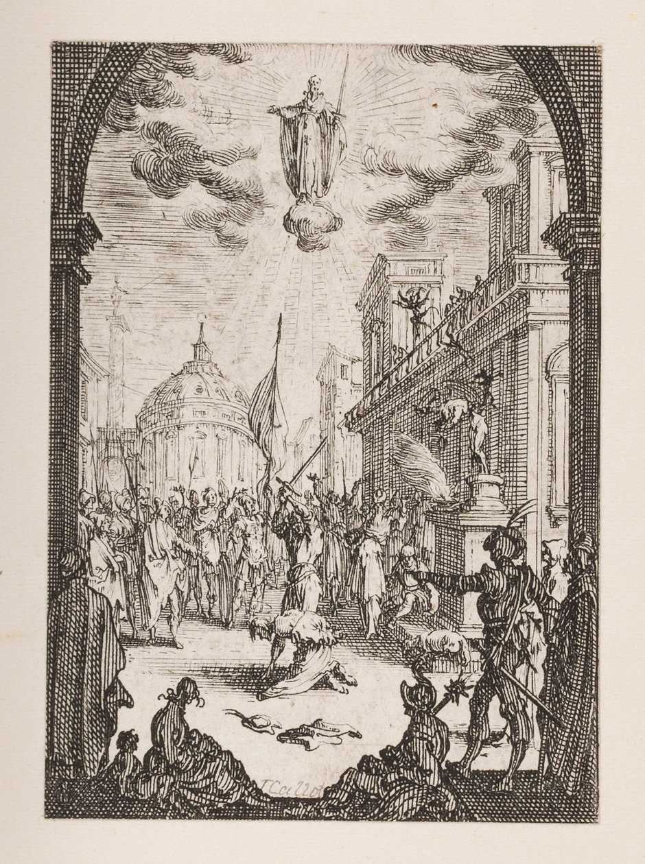 Martyrdom of St. Jacques, nr.3 fra The Martyrdom of the Apostles av Jacques Callot
