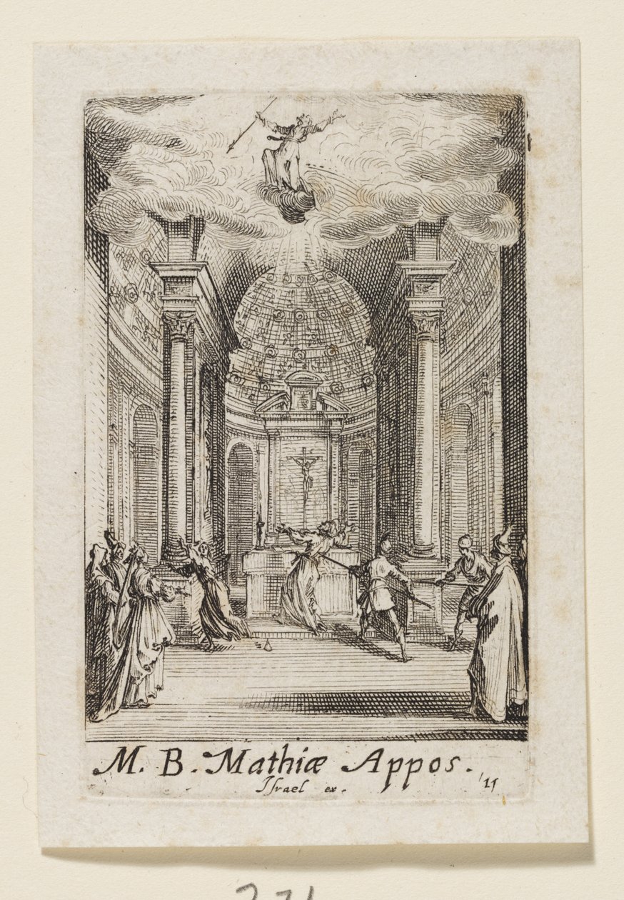 Apostelen Matteus (Mathiae Appos.) av Jacques Callot
