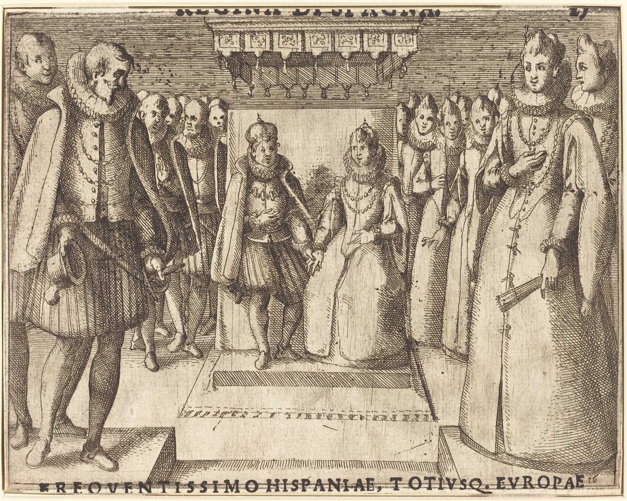 Margaret av Østerrike og Filip III av Jacques Callot