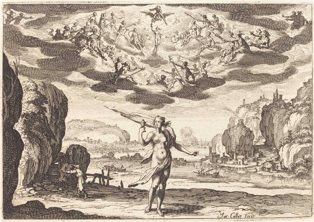 Pandora av Jacques Callot