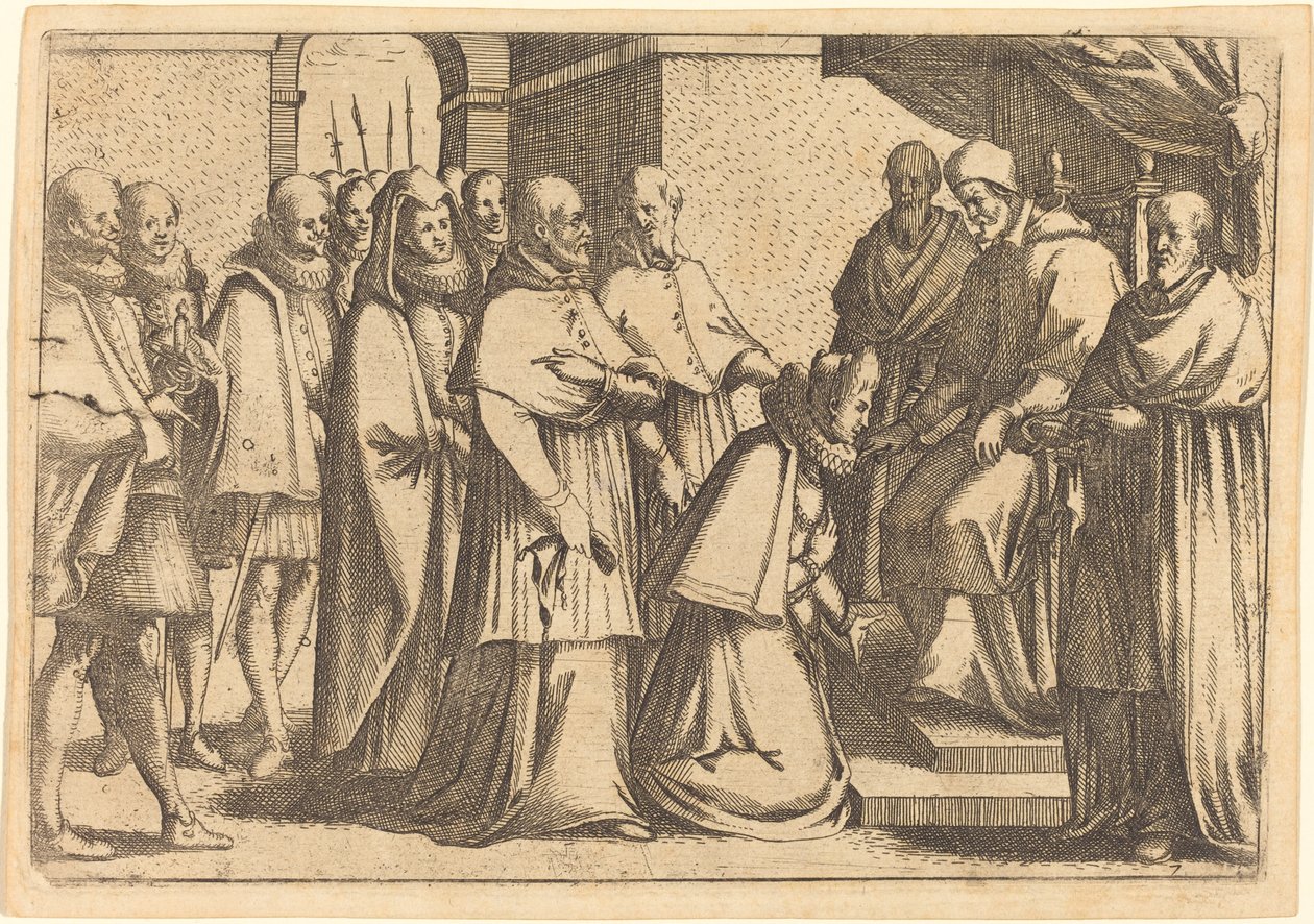 Pavelig publikum av Jacques Callot