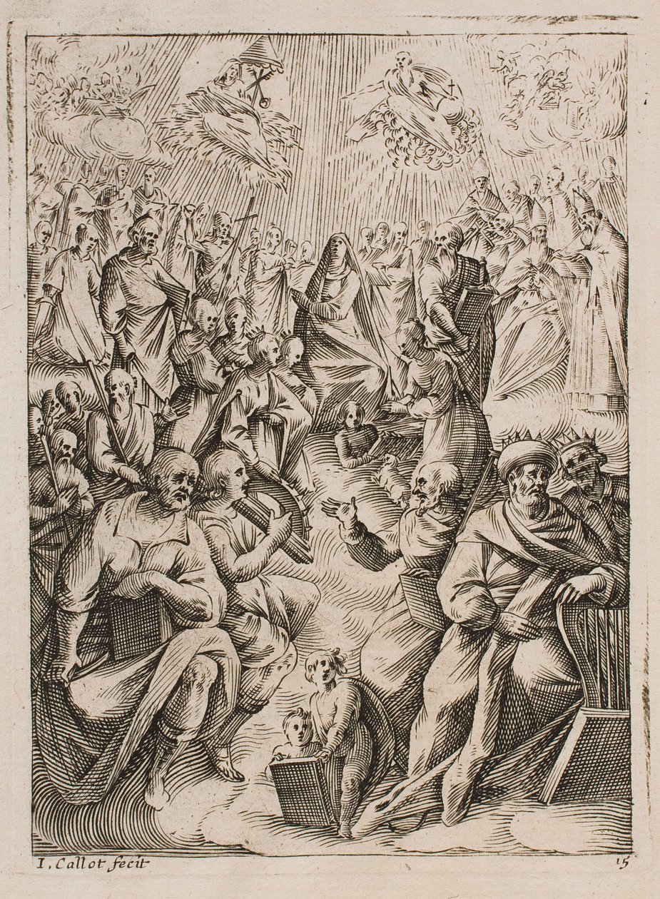 Paradis, fra serien «Bilder fra Roma» av Jacques Callot