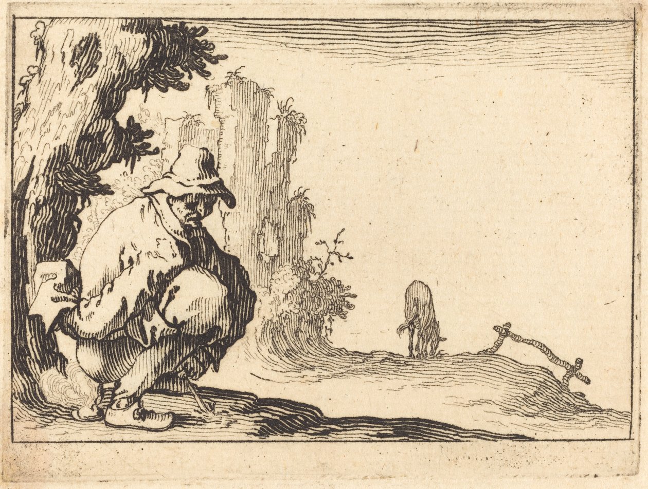 Bonde avføring av Jacques Callot