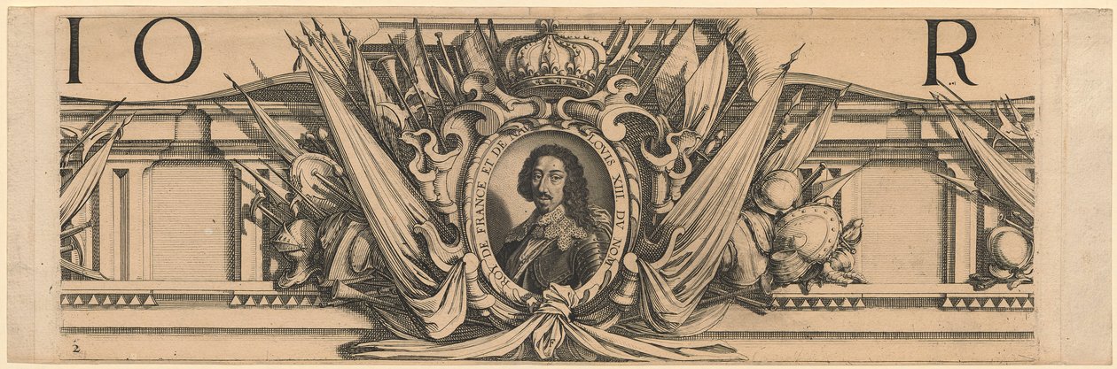 Portrett av kong Ludvig XIII av Jacques Callot