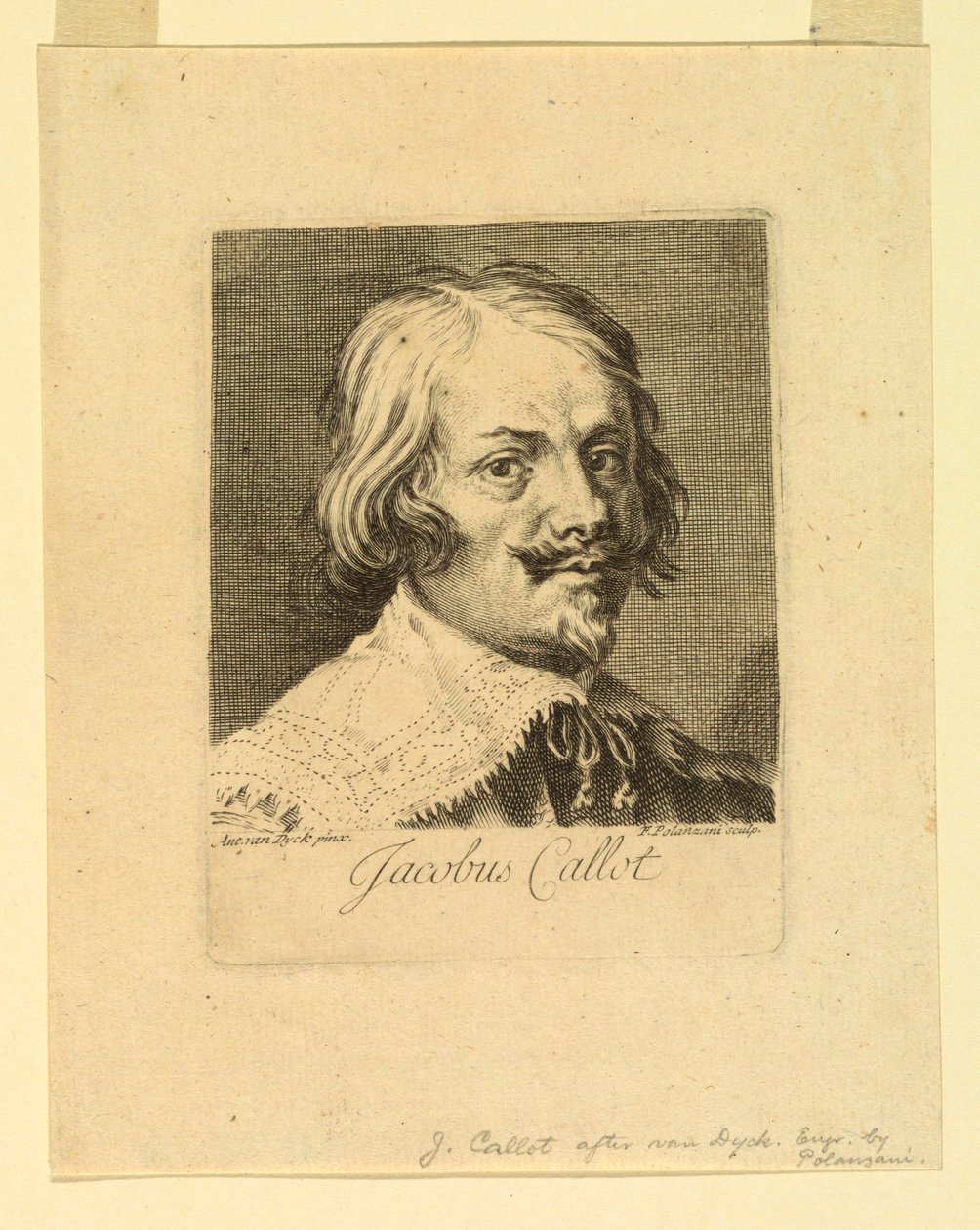 Portrett av Jacques Callot av Jacques Callot