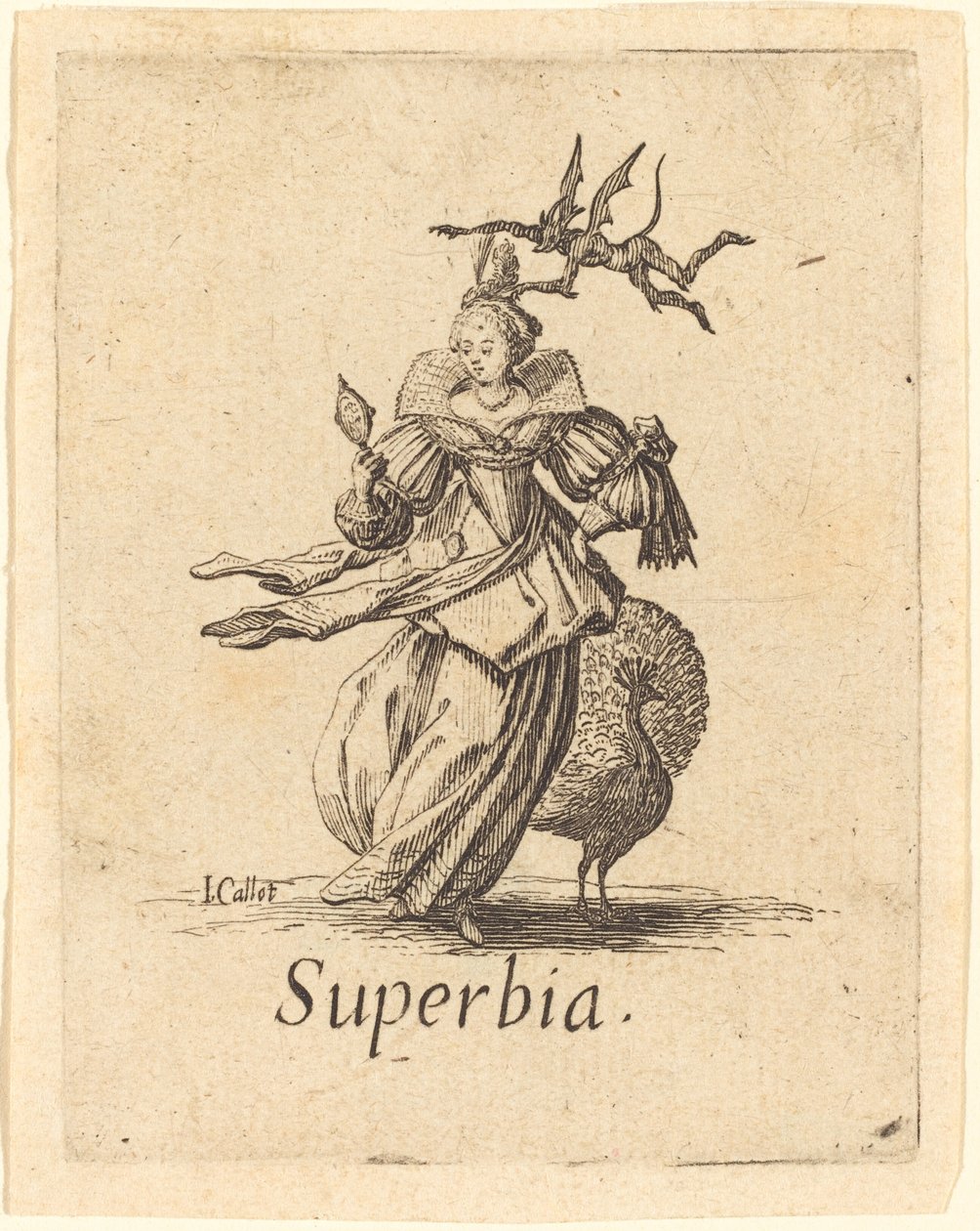 Stolthet (forfengelighet) av Jacques Callot