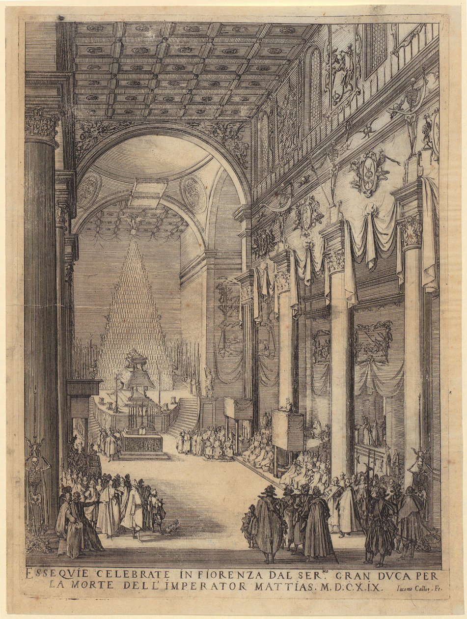 Rekviem til ære for keiser Matthias av Jacques Callot