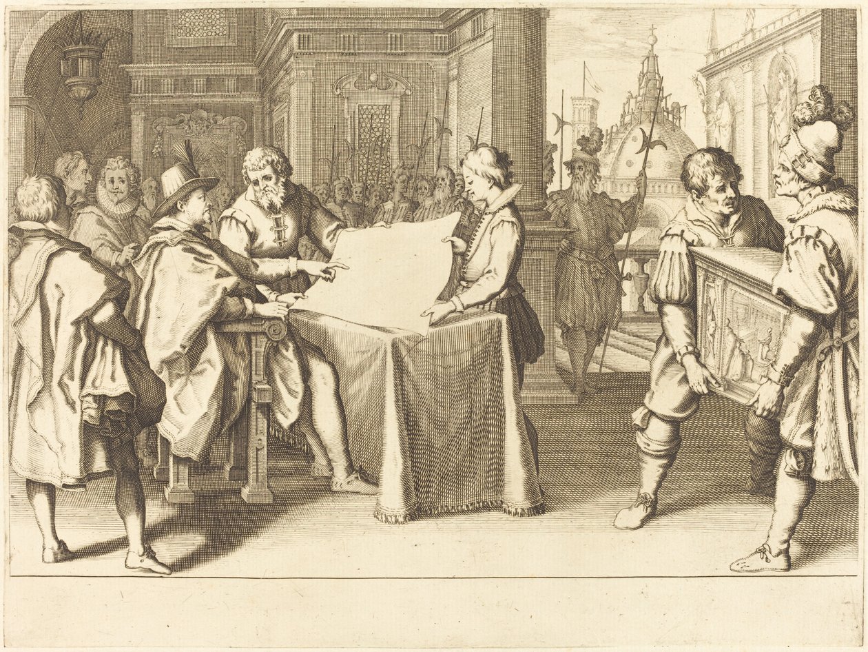 Restaurering av Duomo, Firenze av Jacques Callot