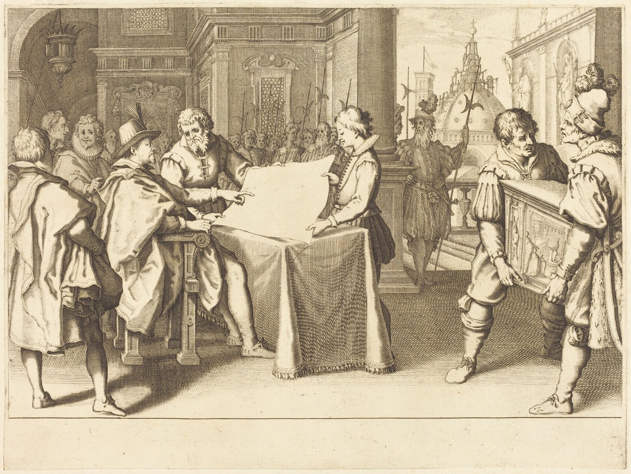 Restaurering av domkirken i Firenze av Jacques Callot