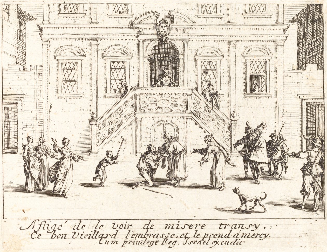 Return of the Prodigal Son av Jacques Callot