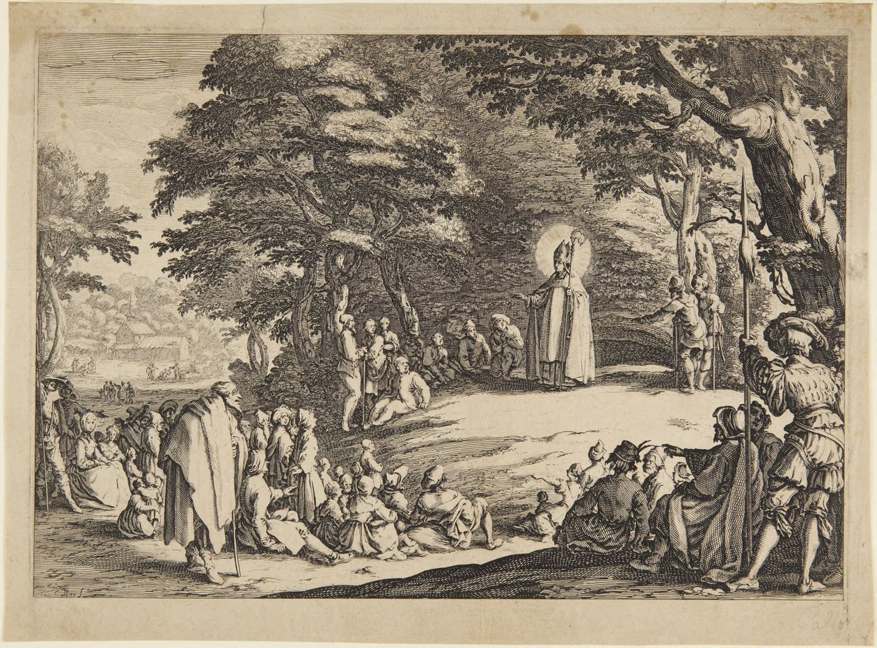 Sankt Amond, Sankt Nikolas eller Sankt Severin av Jacques Callot