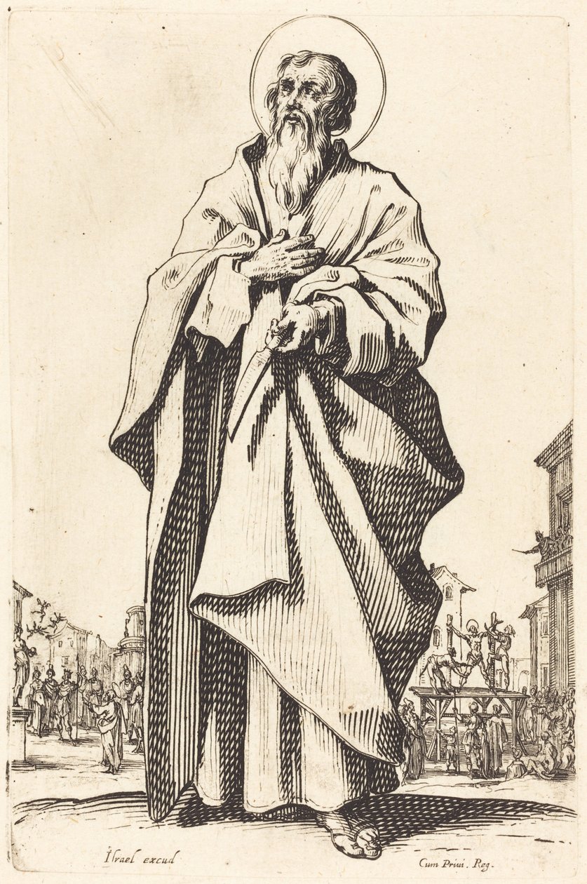 Sankt Bartolomeus av Jacques Callot