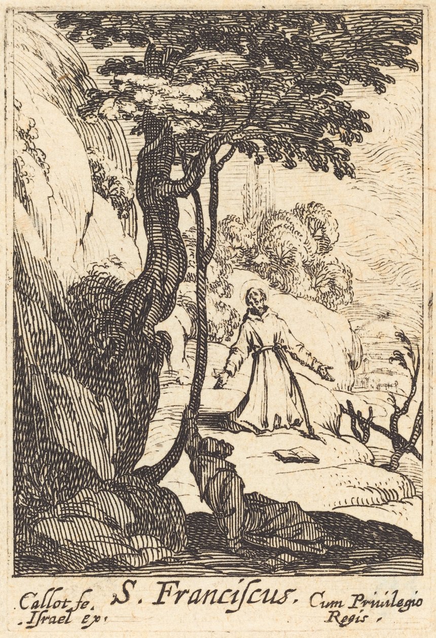Den hellige Frans av Jacques Callot