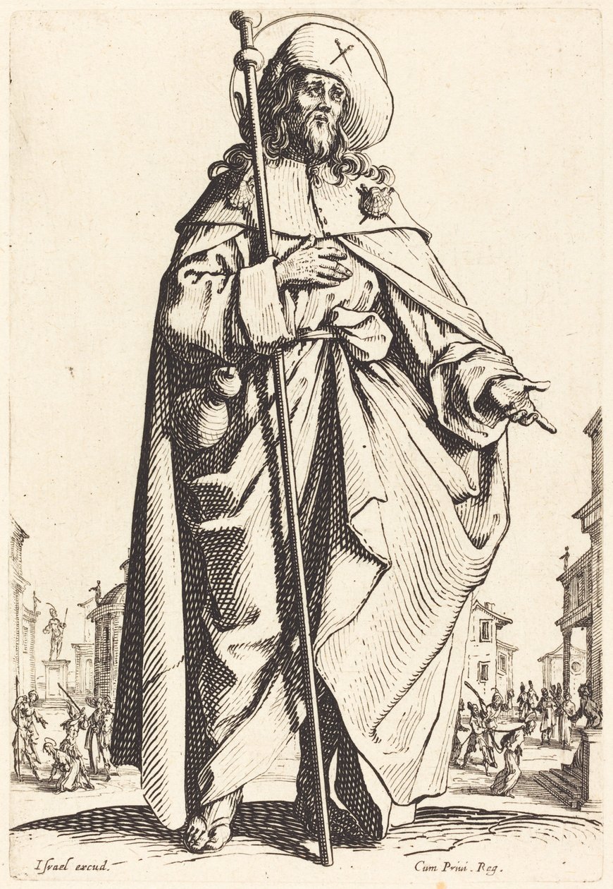 Apostelen Jakob den eldre av Jacques Callot