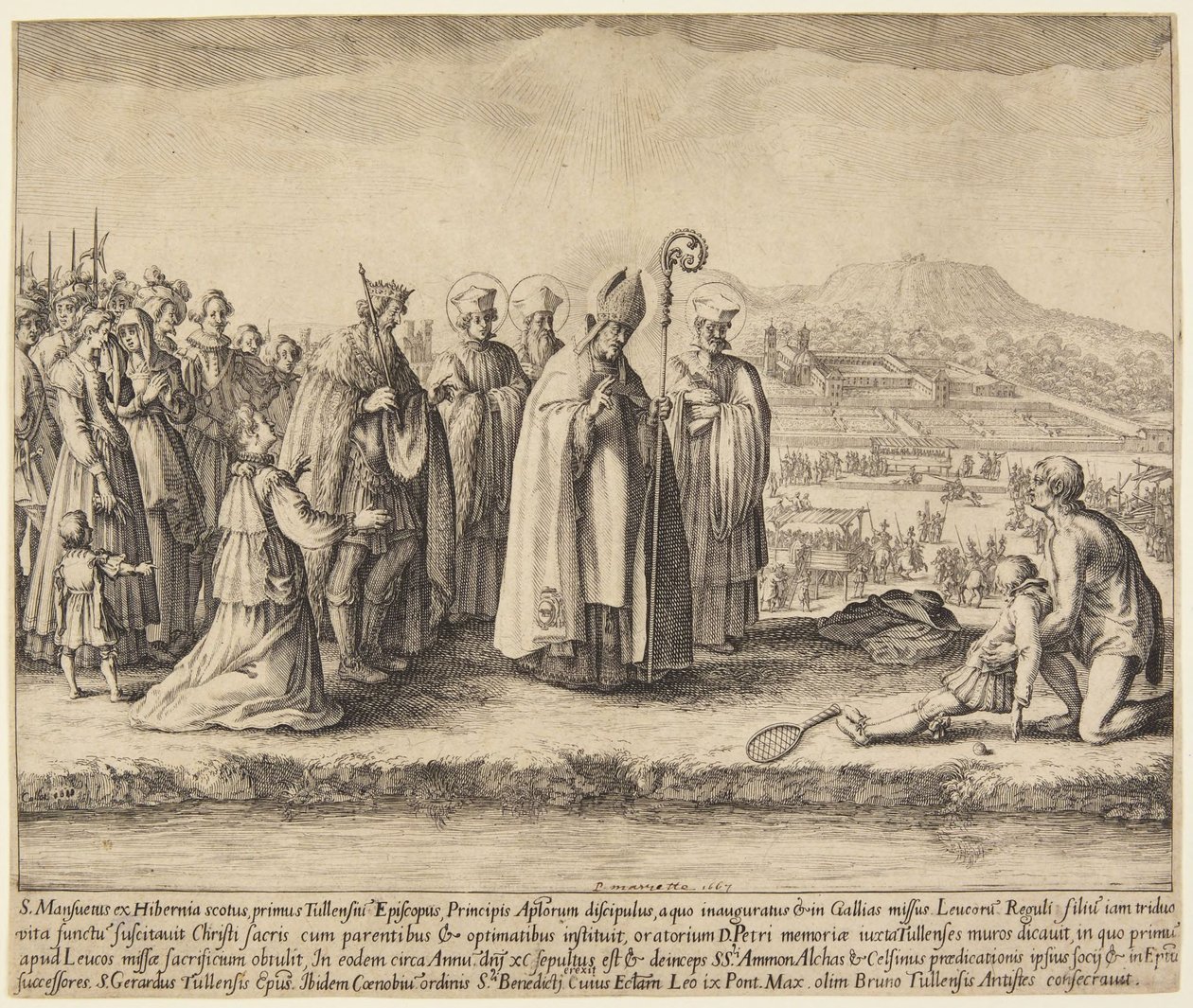 Sankt Mansuy av Jacques Callot