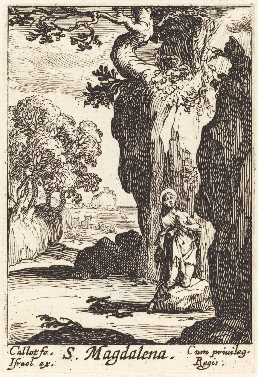Den hellige Maria Magdalena av Jacques Callot
