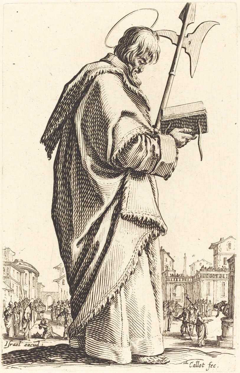 Den hellige Mattias av Jacques Callot
