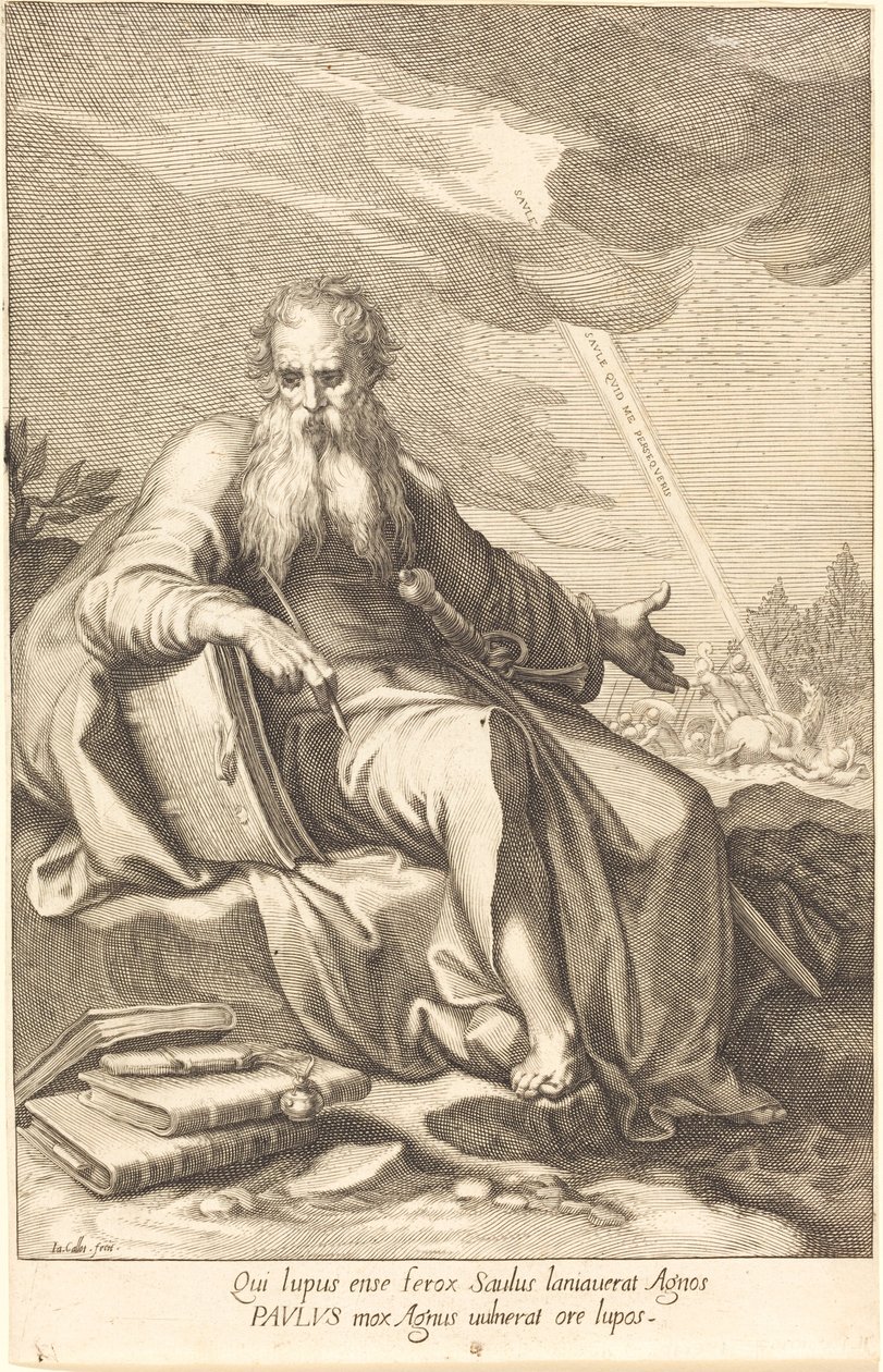 Saint Paul, sittende av Jacques Callot