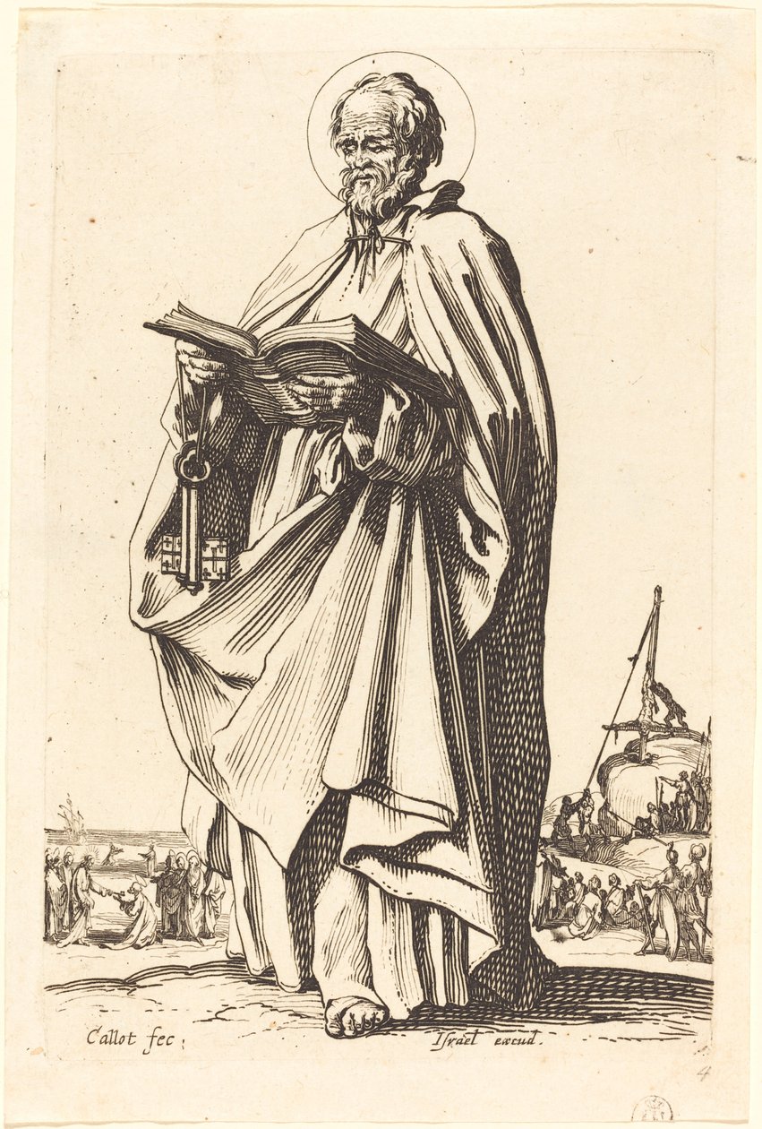 Sankt Peter av Jacques Callot