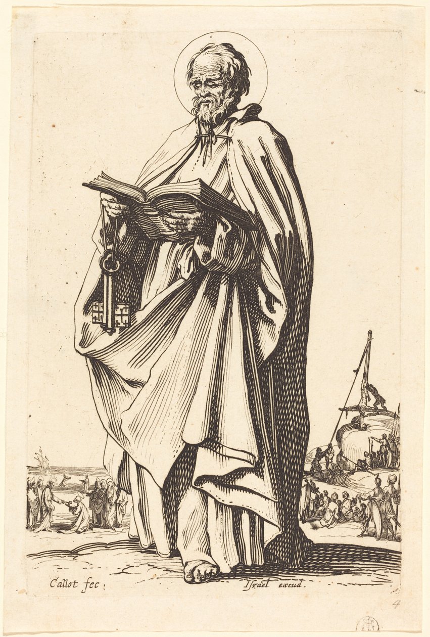 Sankt Peter av Jacques Callot