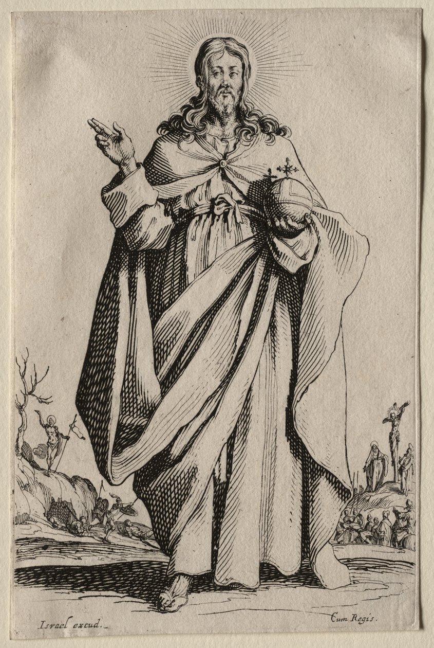 Ikoner av den salige jomfru Maria av Frelseren / Les Grands Apôtres (De store apostlene): Frelseren av Jacques Callot