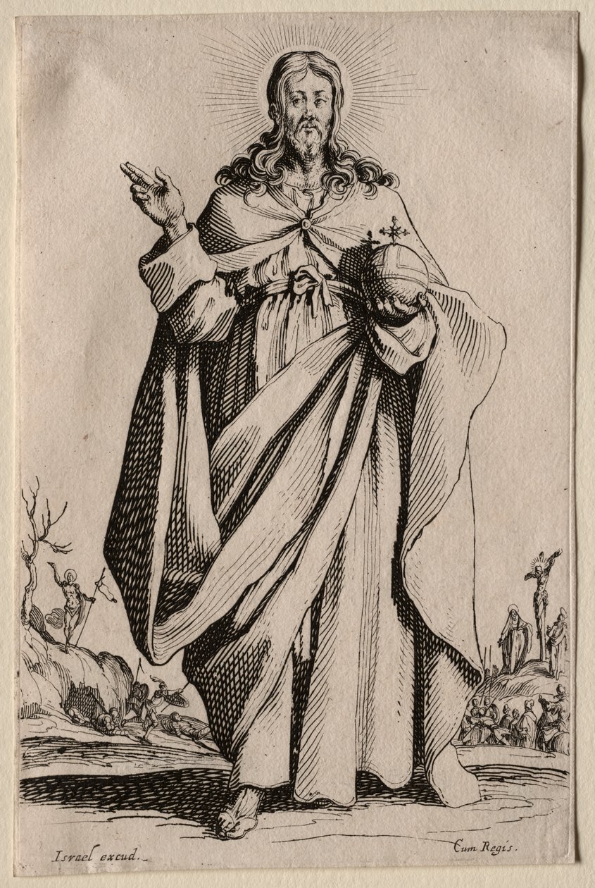 Ikoner av den salige jomfru Maria av Frelseren / Les Grands Apôtres (De store apostlene): Frelseren av Jacques Callot