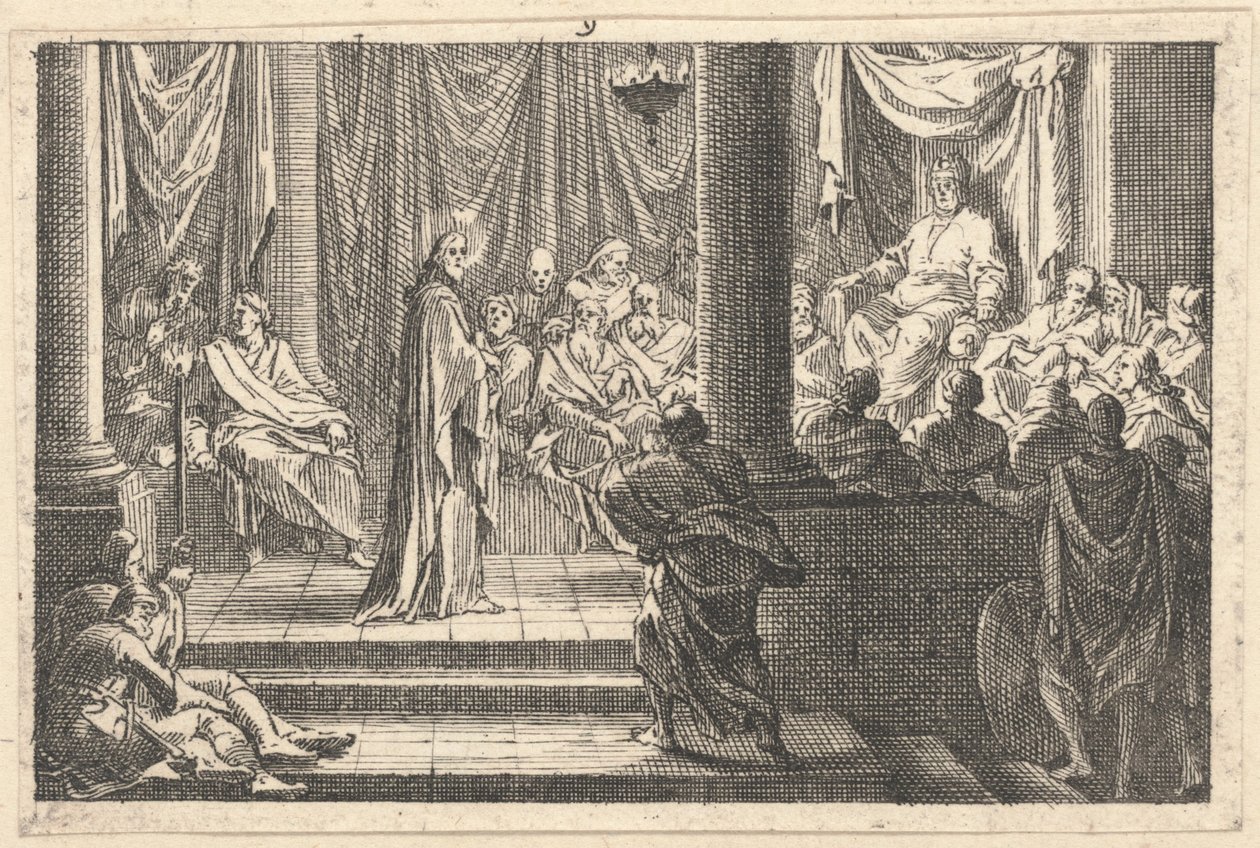 Scene fra lidenskapen (etsing) av Jacques Callot