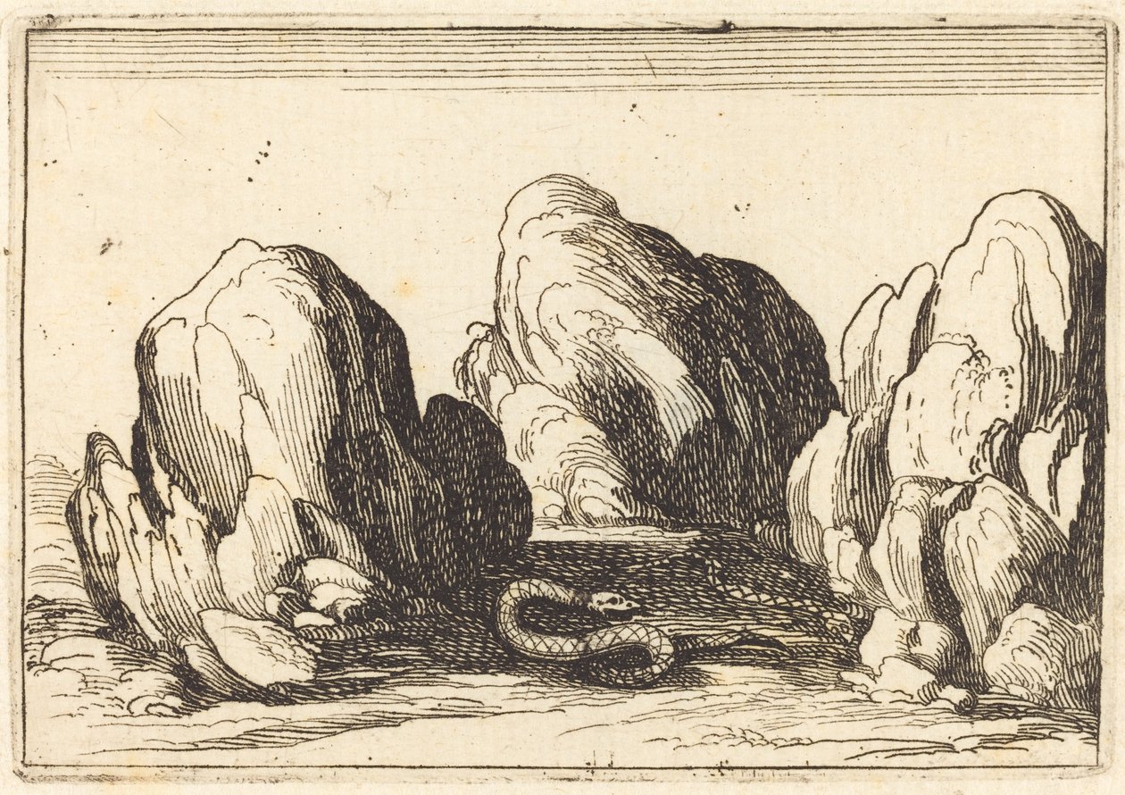 Slang, 1628. av Jacques Callot