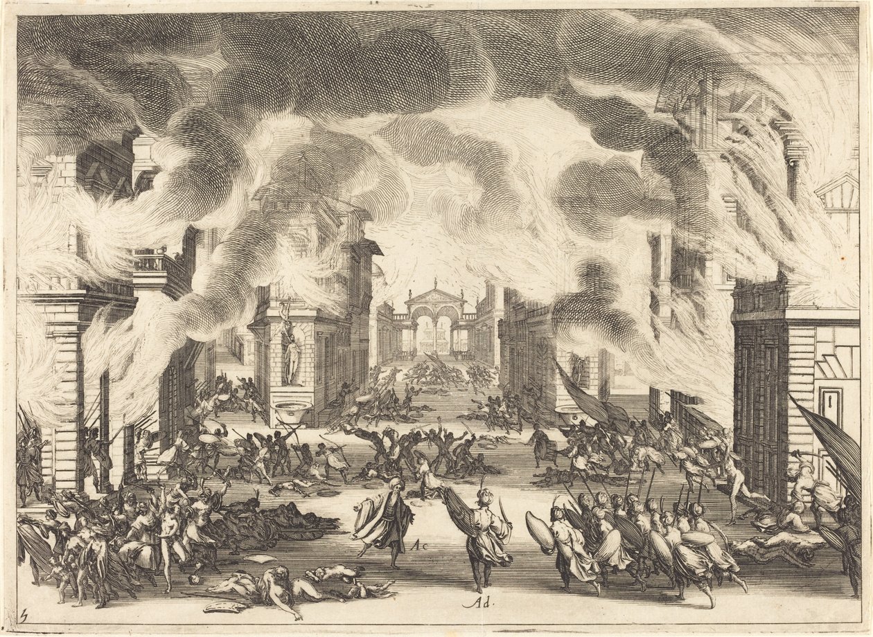 Suleiman, Act V av Jacques Callot
