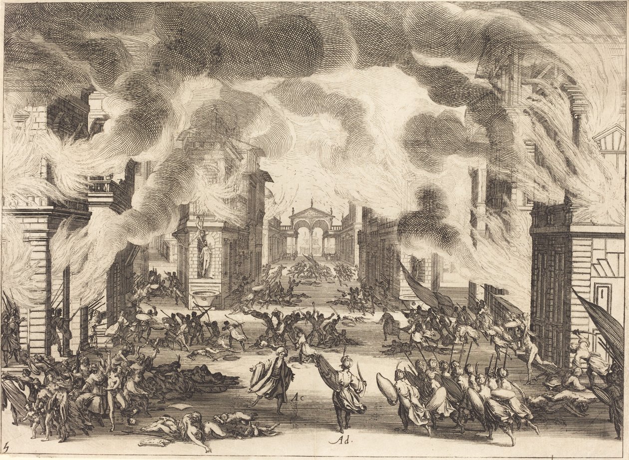 Suleiman, Act V av Jacques Callot