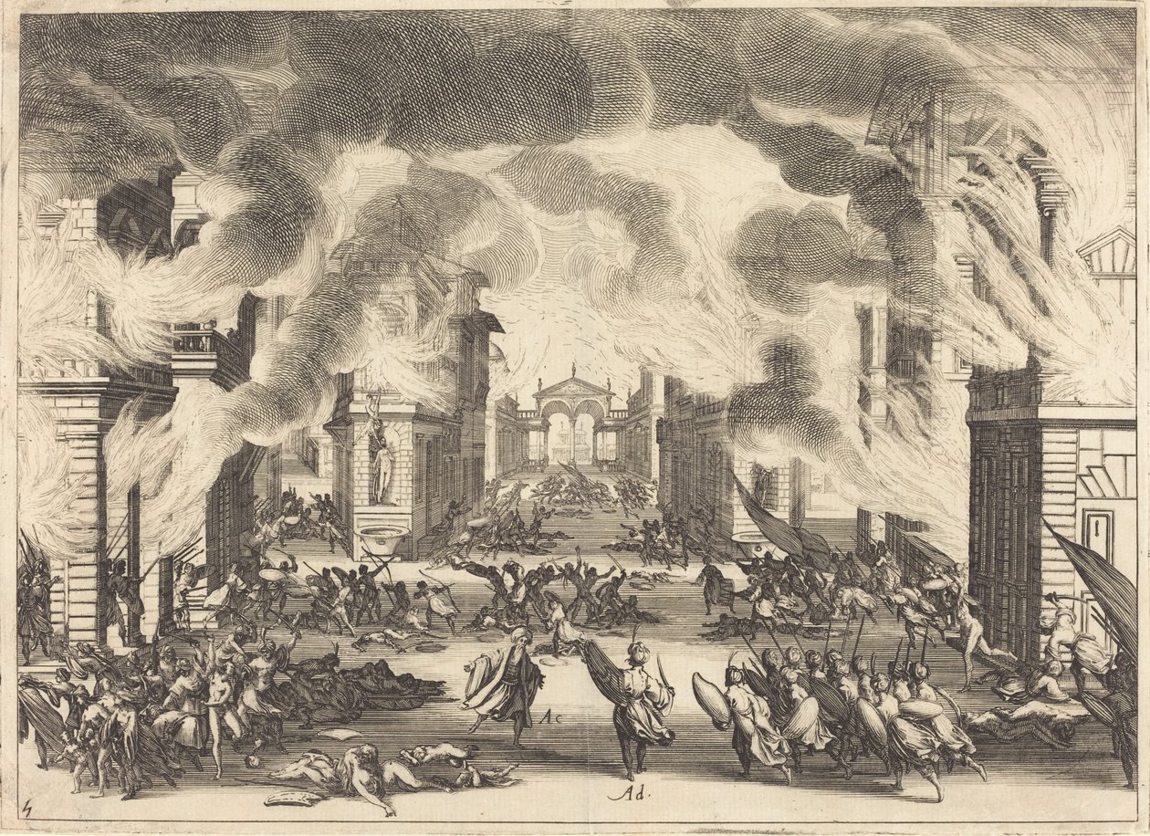 Suleiman, Act V av Jacques Callot