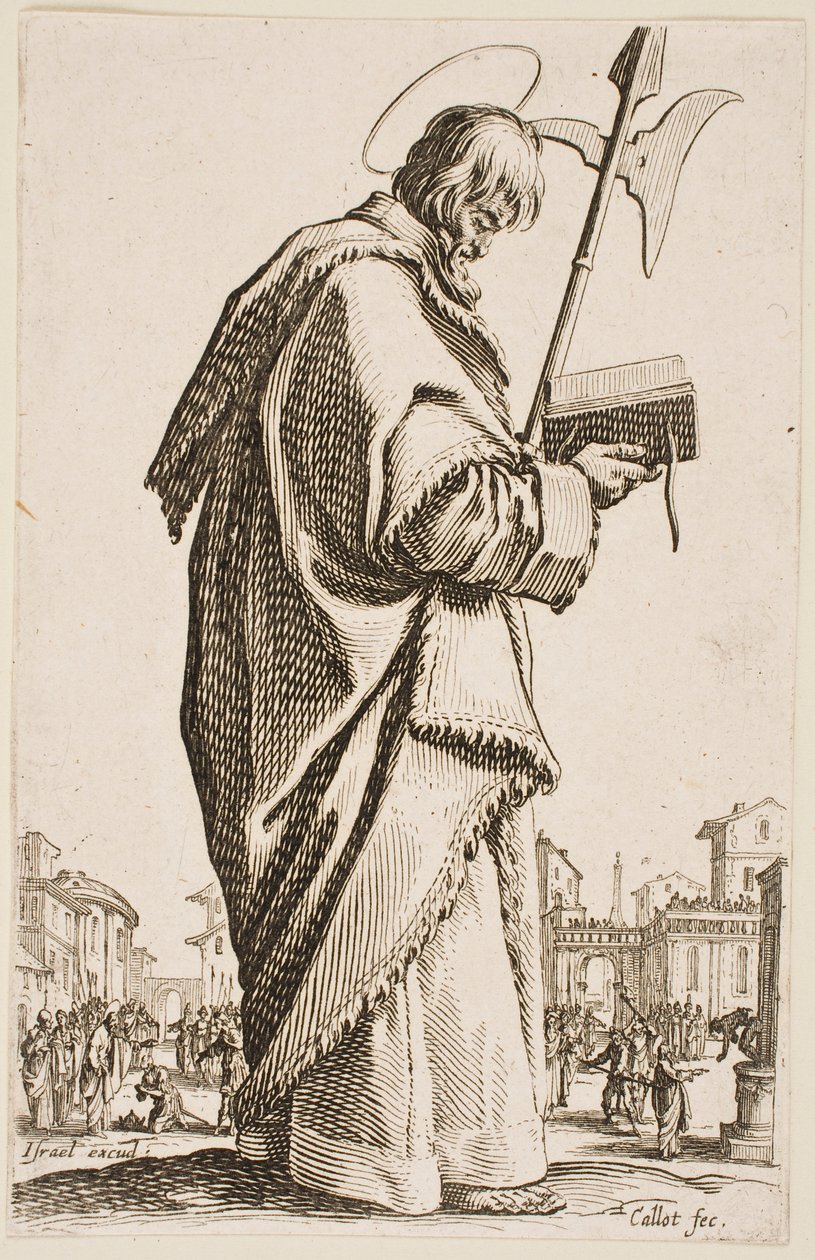 Sankt Mattias, fra serien «De store apostlene» av Jacques Callot