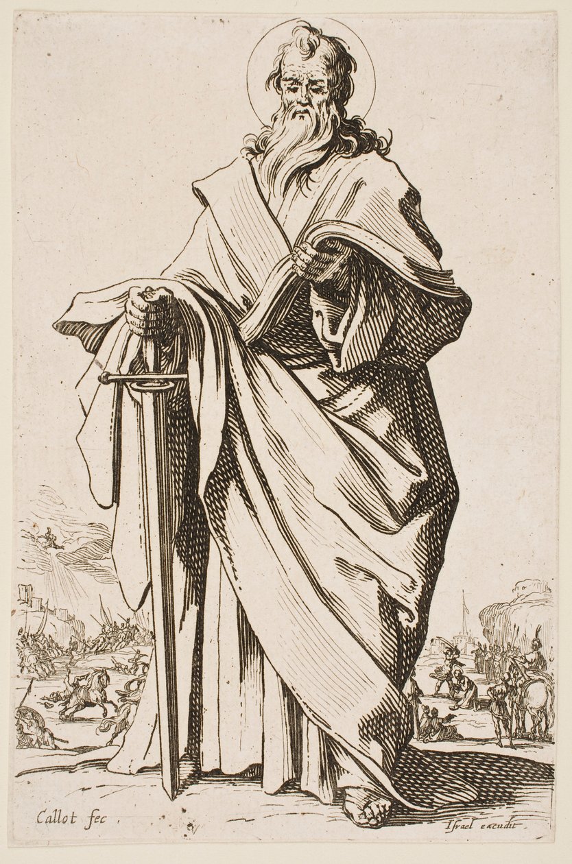 Sankt Paulus, fra serien «De store apostlene» av Jacques Callot