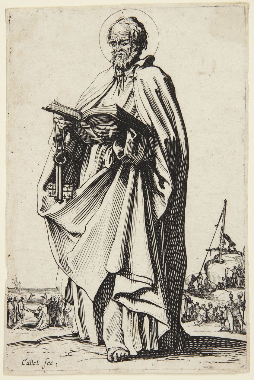 Sankt Peter av Jacques Callot