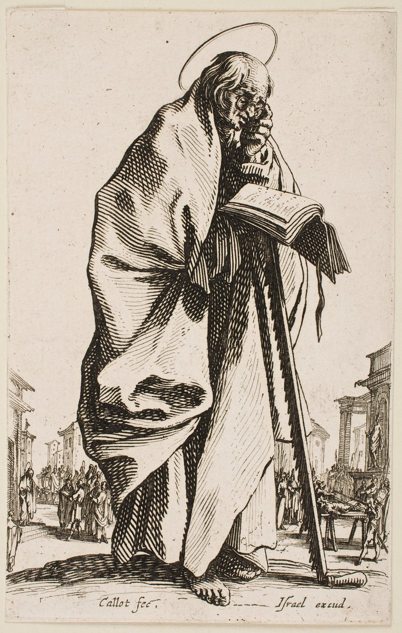 Sankt Simon, fra serien «De store apostlene» av Jacques Callot