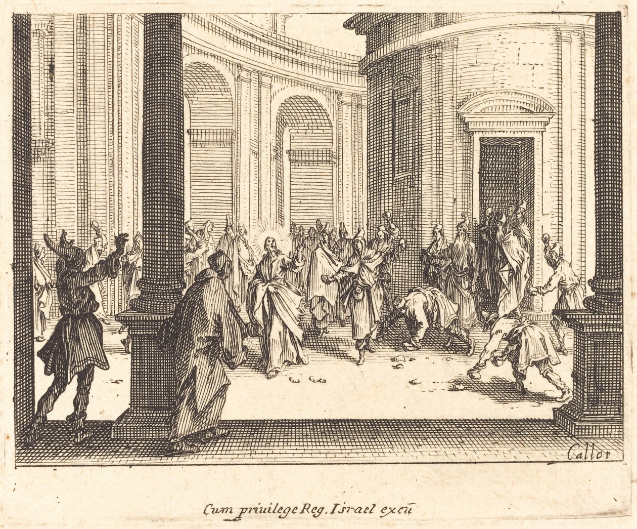 Steining av Jesus av Jacques Callot