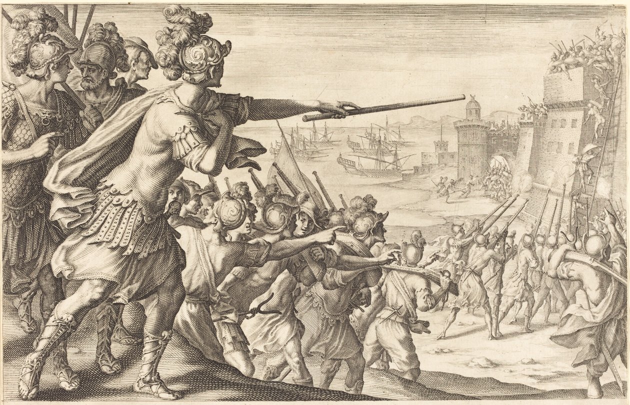 Ta av bein, ca. 1614. av Jacques Callot