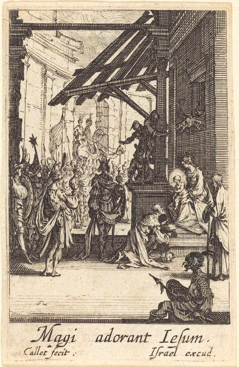 The Adoration of the Magi, i eller etter 1630. av Jacques Callot