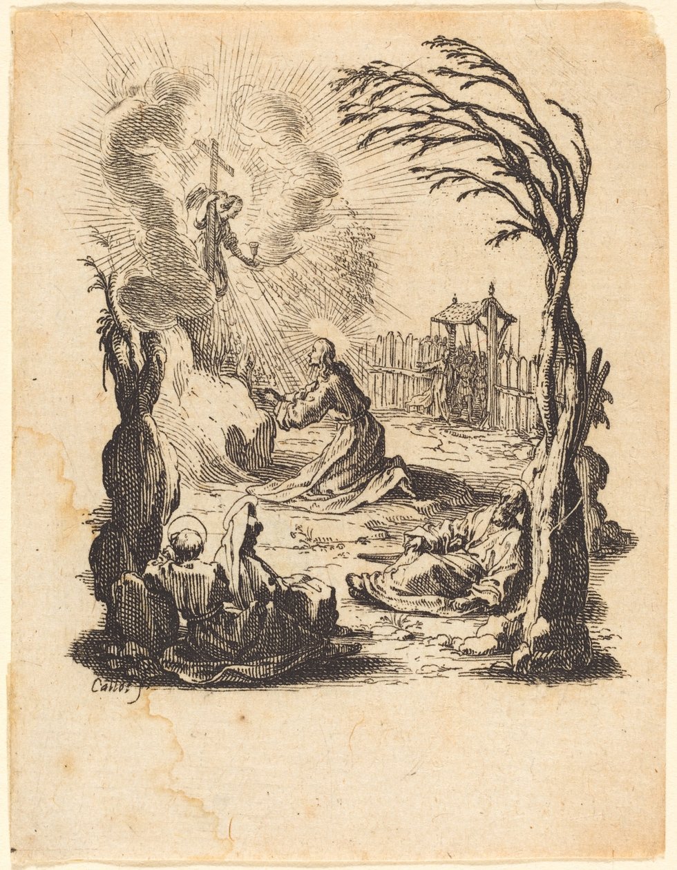 Kvalen i hagen av Jacques Callot