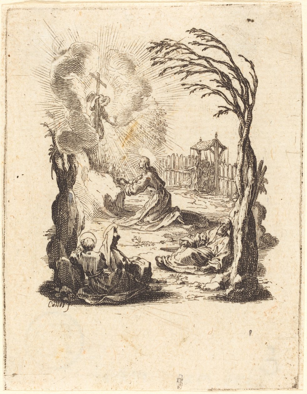 Kvalen i hagen av Jacques Callot