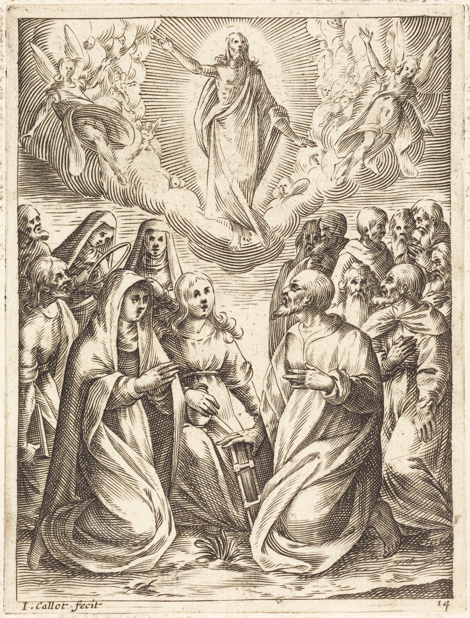 Himmelfarten av Jacques Callot