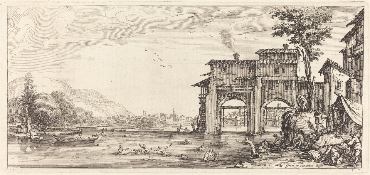Badegjestene av Jacques Callot