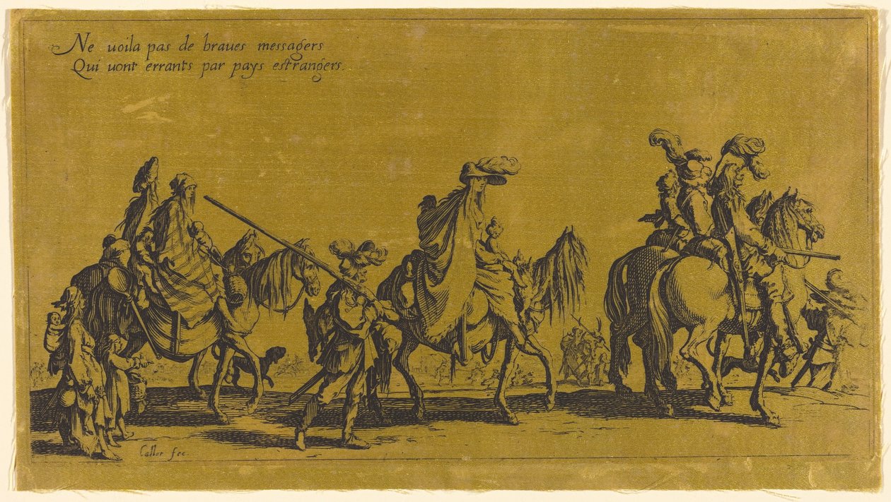 Die Bohemiens marschieren: Die Vorhut av Jacques Callot