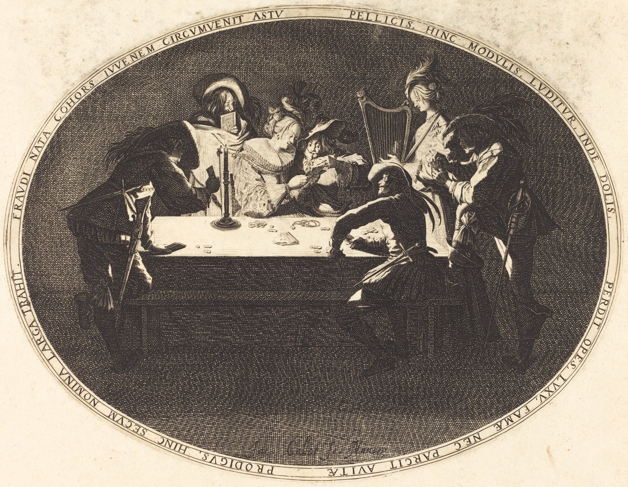Kortspillerne av Jacques Callot
