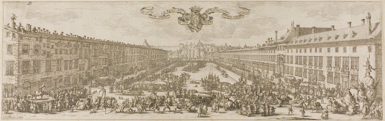 Carrièren i Nancy av Jacques Callot