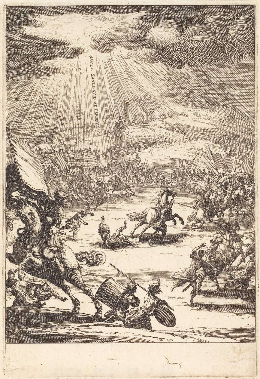 St. Pauls omvendelse av Jacques Callot