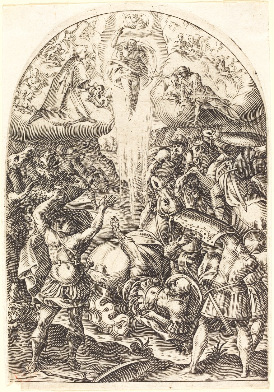 Omvendelsen til Saint Paul av Jacques Callot